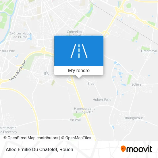 Allée Emilie Du Chatelet plan