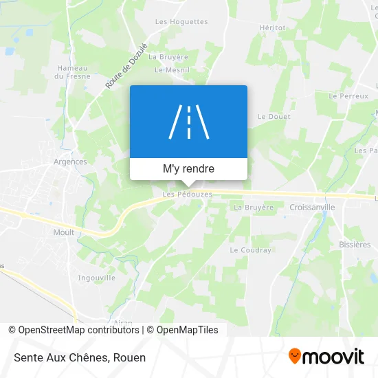 Sente Aux Chênes plan