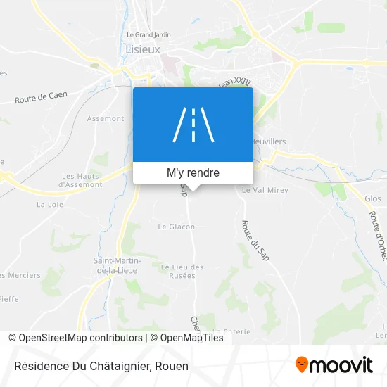 Résidence Du Châtaignier plan