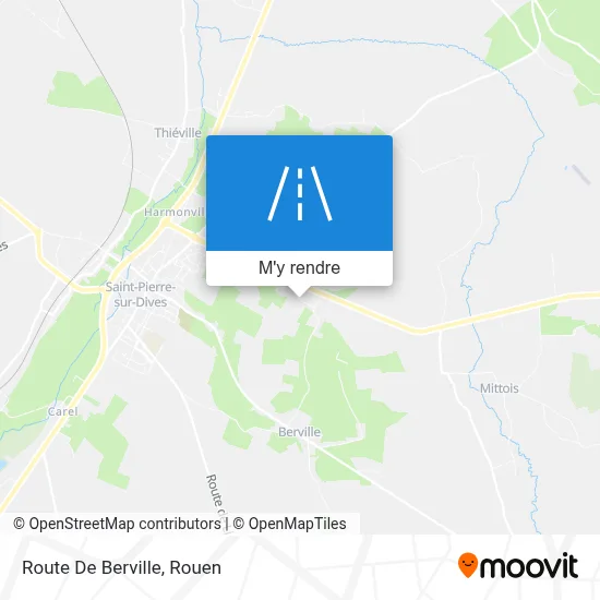 Route De Berville plan