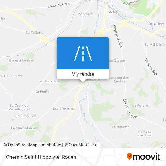 Chemin Saint-Hippolyte plan
