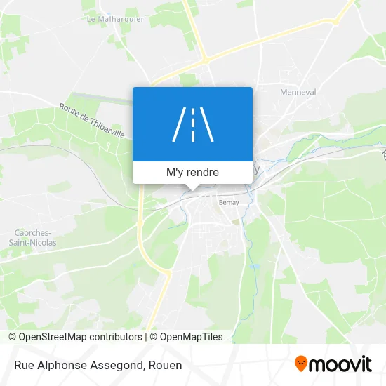 Rue Alphonse Assegond plan
