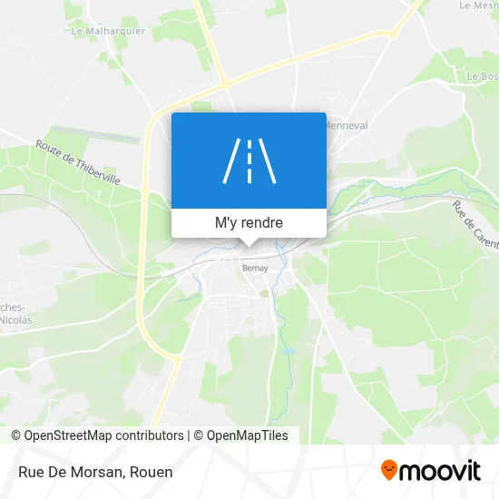 Rue De Morsan plan