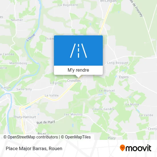 Place Major Barras plan