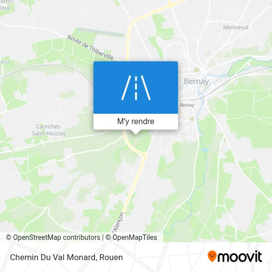 Chemin Du Val Monard plan