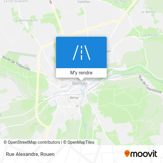 Rue Alexandre plan
