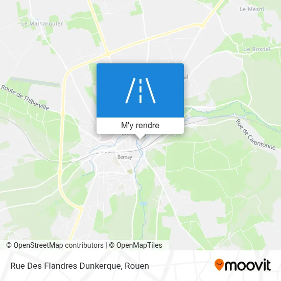 Rue Des Flandres Dunkerque plan
