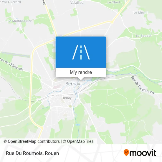 Rue Du Roumois plan