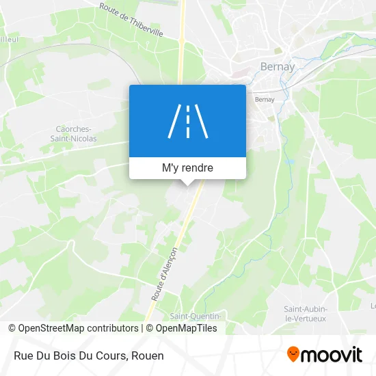 Rue Du Bois Du Cours plan