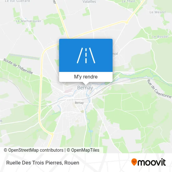 Ruelle Des Trois Pierres plan