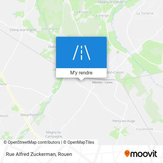 Rue Alfred Zuckerman plan