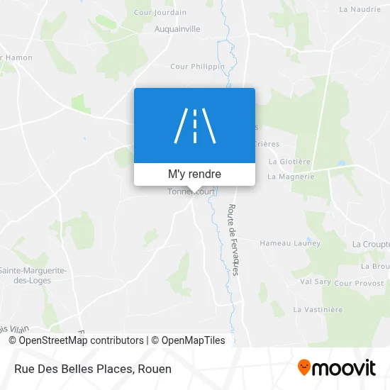 Rue Des Belles Places plan