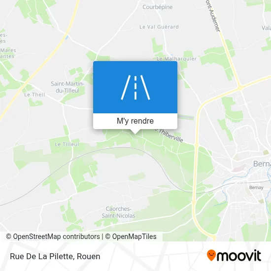 Rue De La Pilette plan