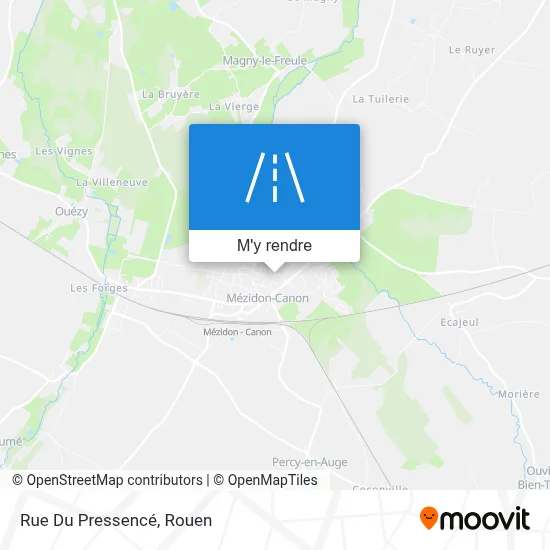 Rue Du Pressencé plan