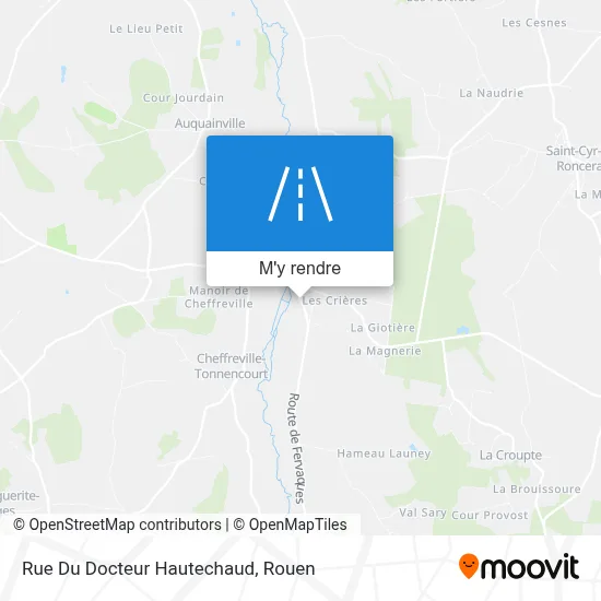 Rue Du Docteur Hautechaud plan