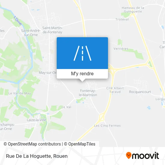 Rue De La Hoguette plan