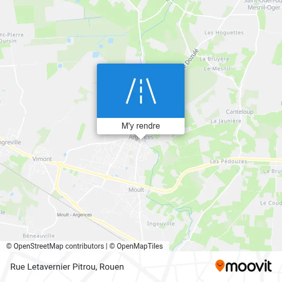 Rue Letavernier Pitrou plan