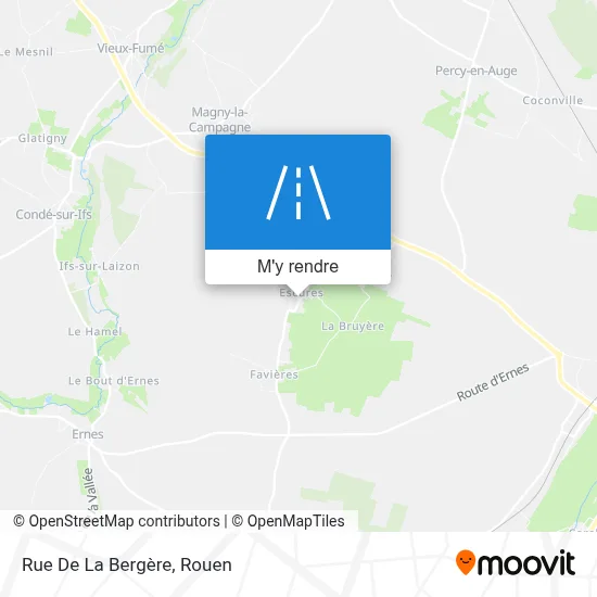 Rue De La Bergère plan