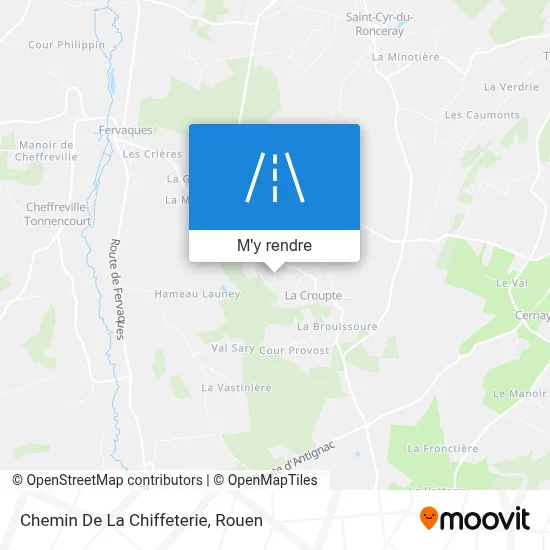 Chemin De La Chiffeterie plan
