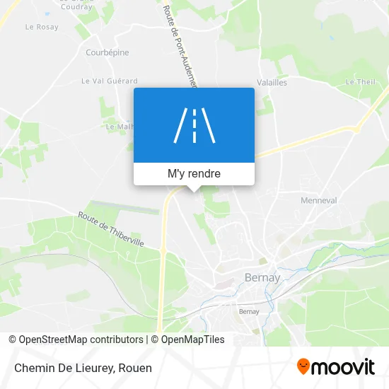 Chemin De Lieurey plan