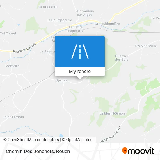Chemin Des Jonchets plan
