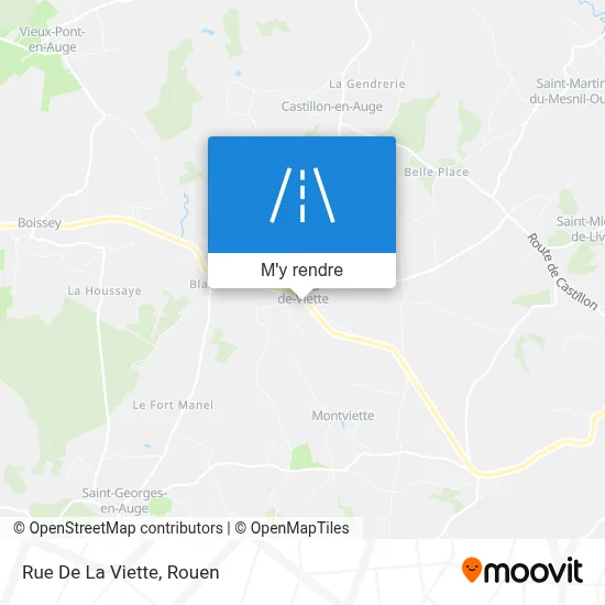 Rue De La Viette plan