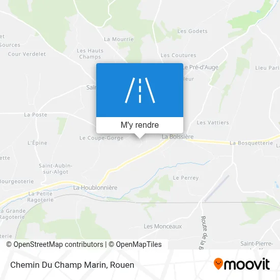 Chemin Du Champ Marin plan