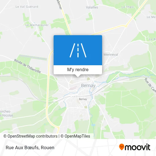 Rue Aux Bœufs plan