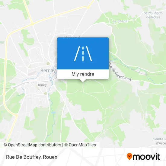 Rue De Bouffey plan