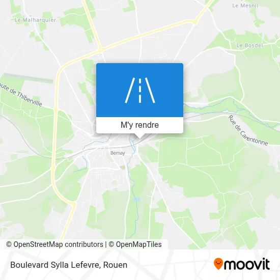 Boulevard Sylla Lefevre plan