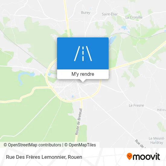 Rue Des Frères Lemonnier plan