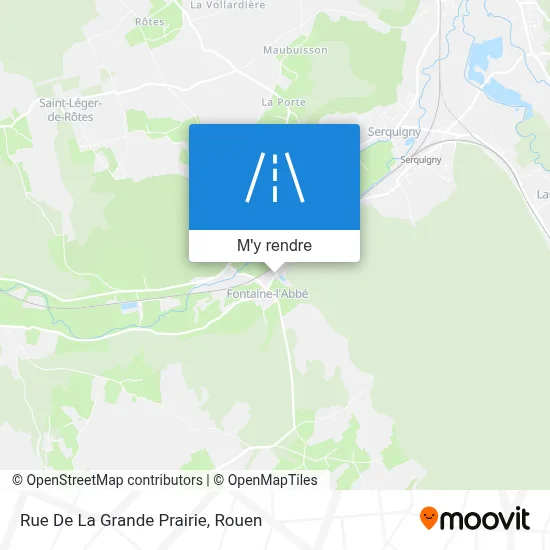 Rue De La Grande Prairie plan