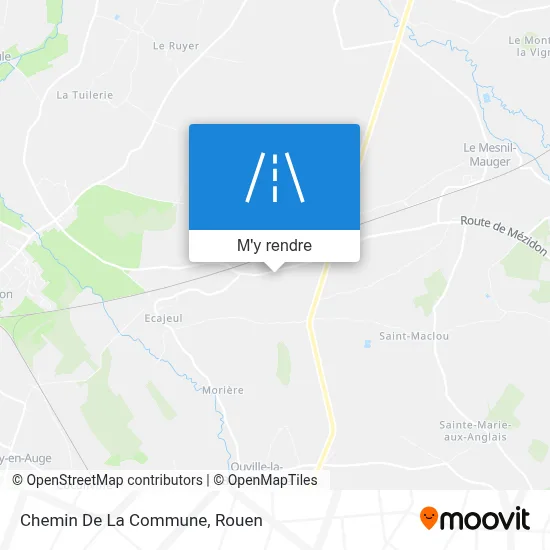 Chemin De La Commune plan