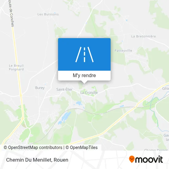 Chemin Du Menillet plan