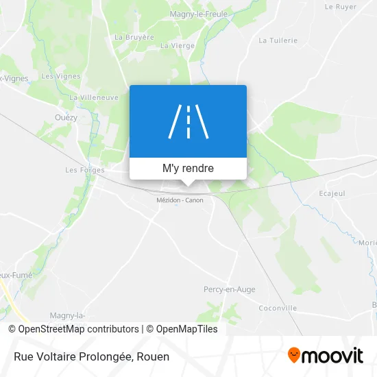 Rue Voltaire Prolongée plan