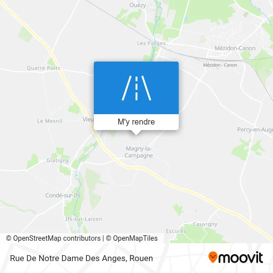 Rue De Notre Dame Des Anges plan
