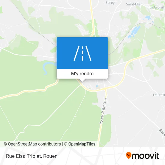 Rue Elsa Triolet plan