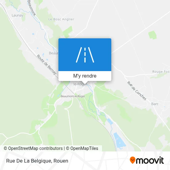 Rue De La Belgique plan
