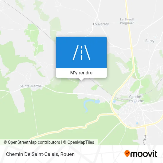 Chemin De Saint-Calais plan