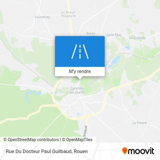Rue Du Docteur Paul Guilbaud plan