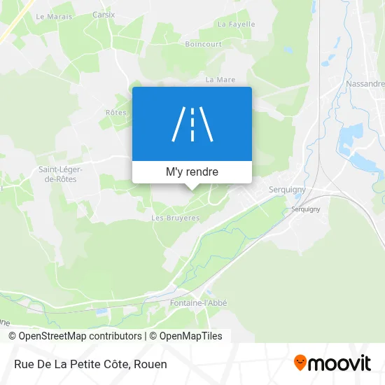 Rue De La Petite Côte plan
