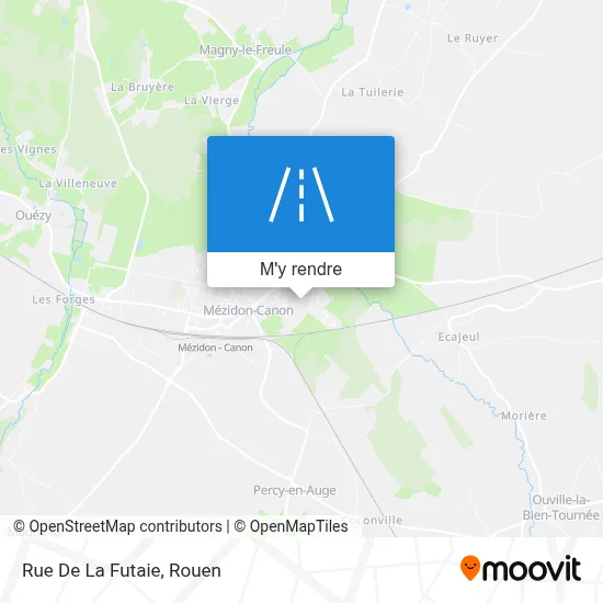 Rue De La Futaie plan