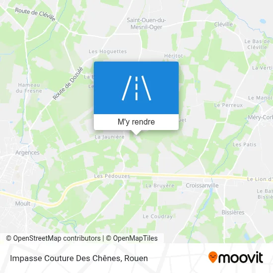 Impasse Couture Des Chênes plan