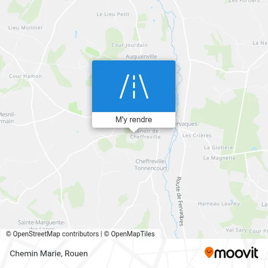 Chemin Marie plan