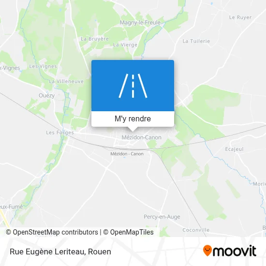 Rue Eugène Leriteau plan