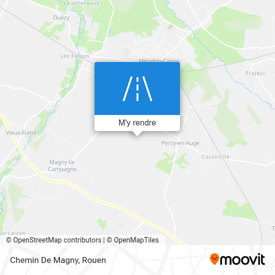 Chemin De Magny plan
