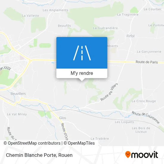 Chemin Blanche Porte plan