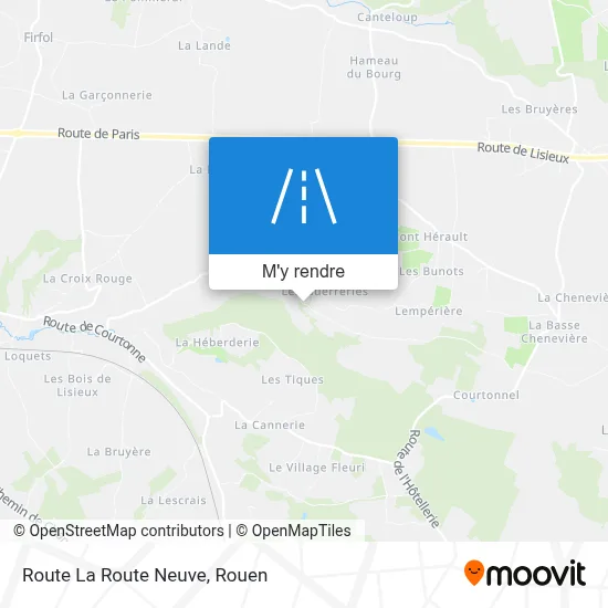 Route La Route Neuve plan