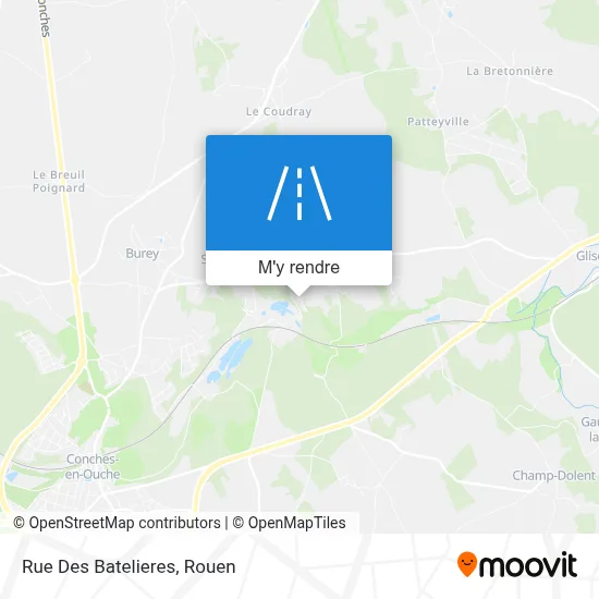 Rue Des Batelieres plan