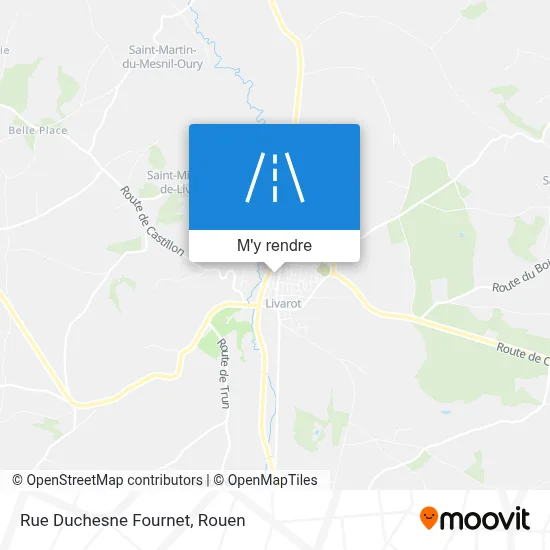 Rue Duchesne Fournet plan